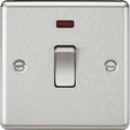 Knightsbridge - Rounded Edge 20A Appliance Switch With Neon - Luminosity Designs Ltd