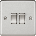 Knightsbridge - Rounded Edge 2G 2 Way Switch - Luminosity Designs Ltd