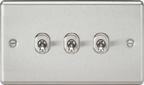 Knightsbridge - Rounded Edge 3G 2 Way Toggle Switch - Luminosity Designs Ltd