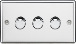 Knightsbridge - Rounded Edge 3G Dimmer Switch - Luminosity Designs Ltd