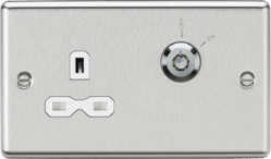 Contoured Rounded Plug Socket Rounded Edge Lockable Socket – Luminosity Designs Ltd