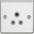 Knightsbridge - Rounded Edge Round Pin Socket - Luminosity Designs Ltd