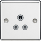 Knightsbridge - Rounded Edge Round Pin Socket - Luminosity Designs Ltd