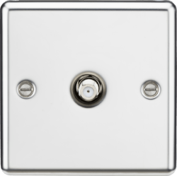 Knightsbridge - Rounded Edge Satellite Socket - Luminosity Designs Ltd