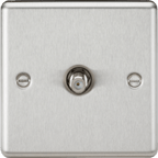 Knightsbridge - Rounded Edge Satellite Socket - Luminosity Designs Ltd
