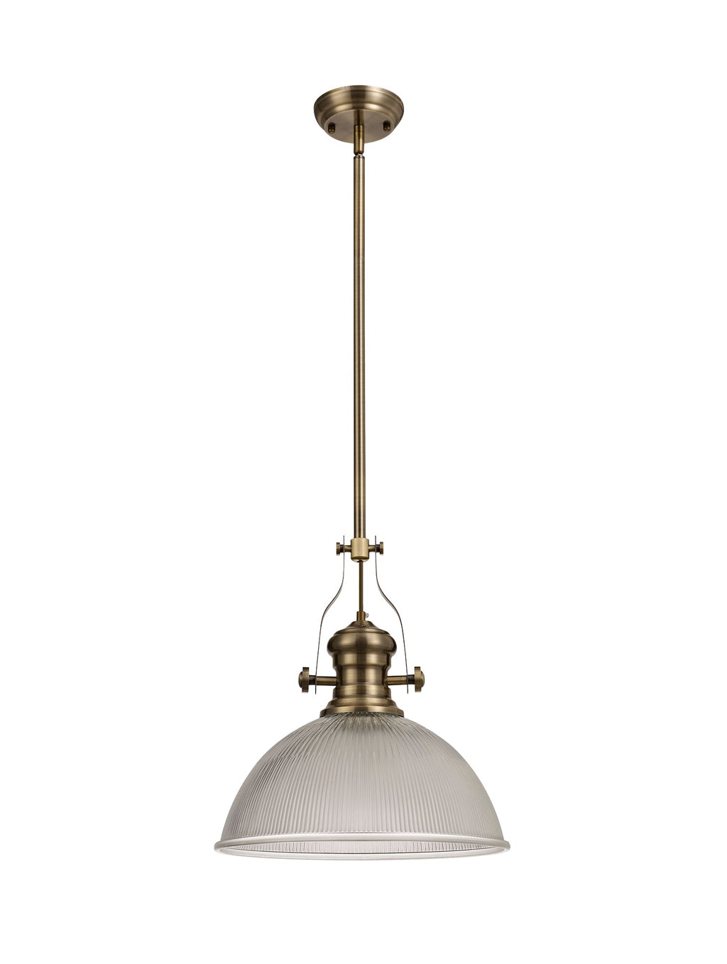 Luminosity Designs - Rounded Prismatic Effect Glass Lampshade - Luminosity Designs Ltd