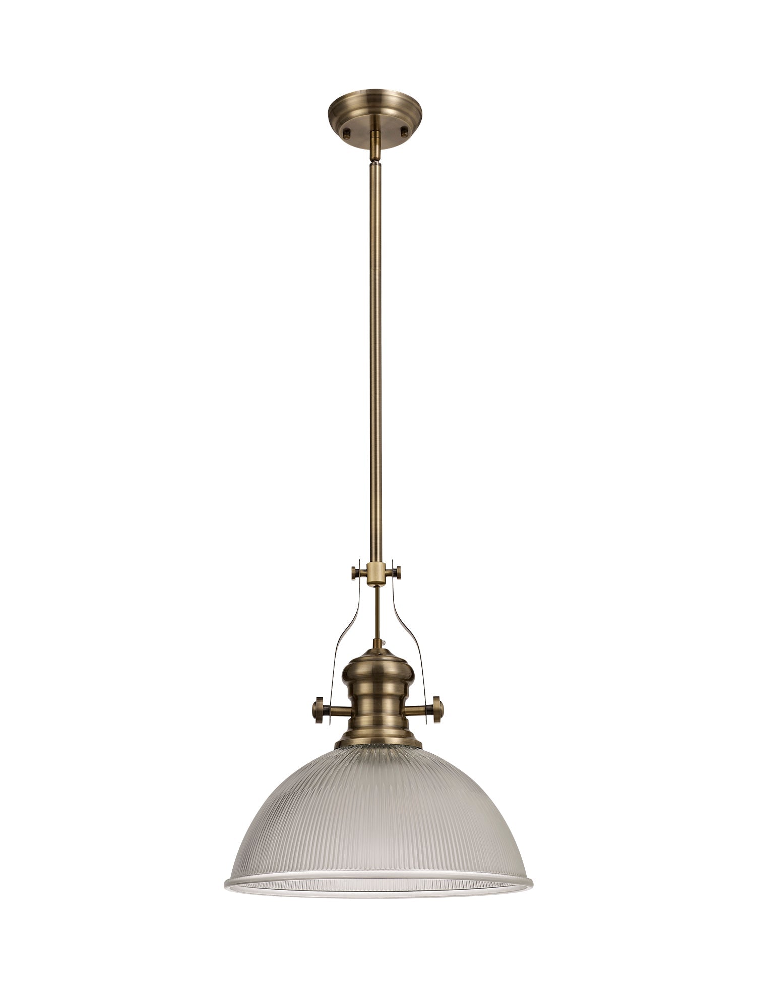 Luminosity Designs - Rounded Prismatic Effect Glass Lampshade - Luminosity Designs Ltd