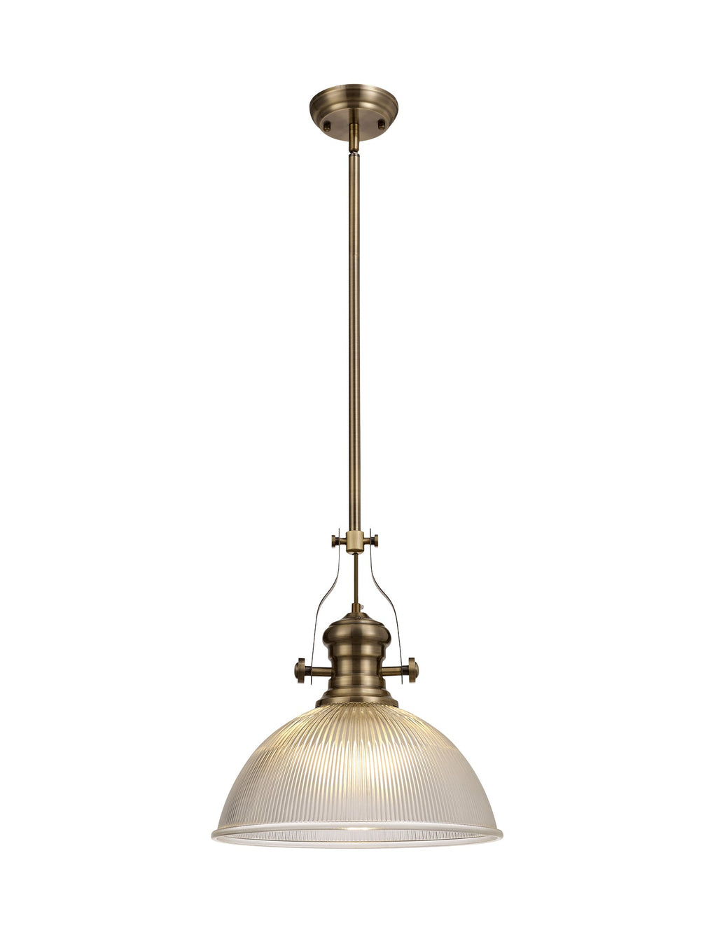 Luminosity Designs - Rounded Prismatic Effect Glass Lampshade - Luminosity Designs Ltd