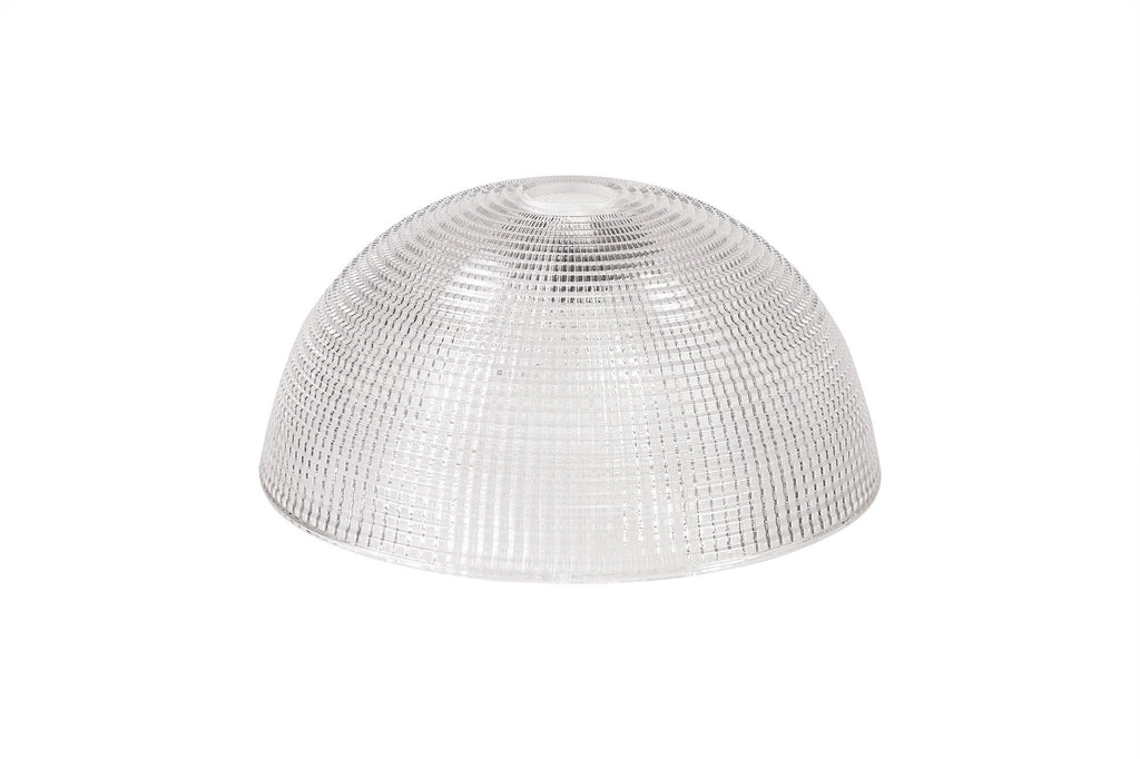 Luminosity Designs - Rounded Prismatic Effect Glass Lampshade - Luminosity Designs Ltd