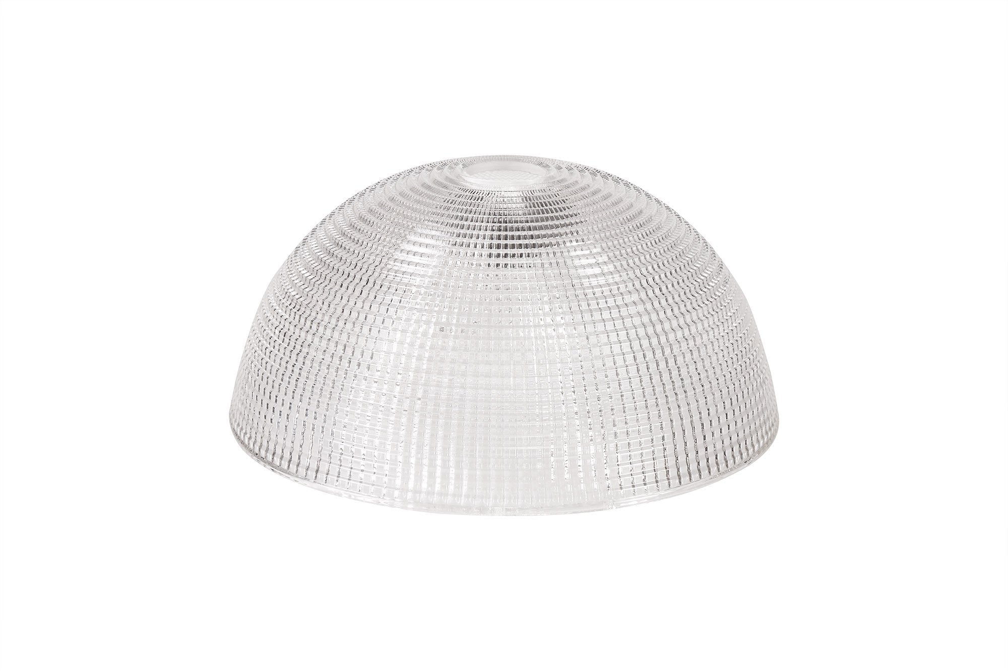 Luminosity Designs - Rounded Prismatic Effect Glass Lampshade - Luminosity Designs Ltd