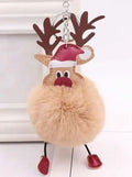 Luminosity Designs - Rudolf Pompom Bag Charm / Keyring - Luminosity Designs Ltd