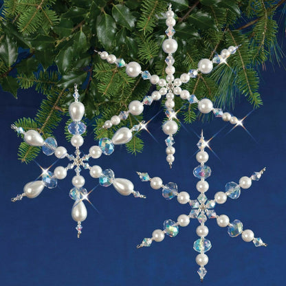 Large Crystal Snowflake Decoration