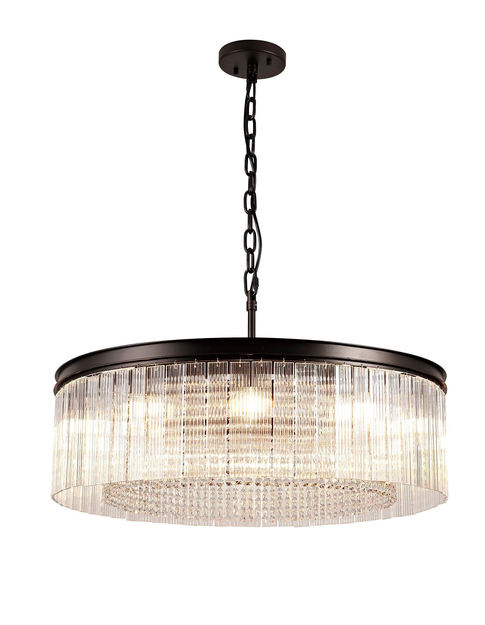Luminosity Designs - Shard Round Chandelier Light - Luminosity Designs Ltd