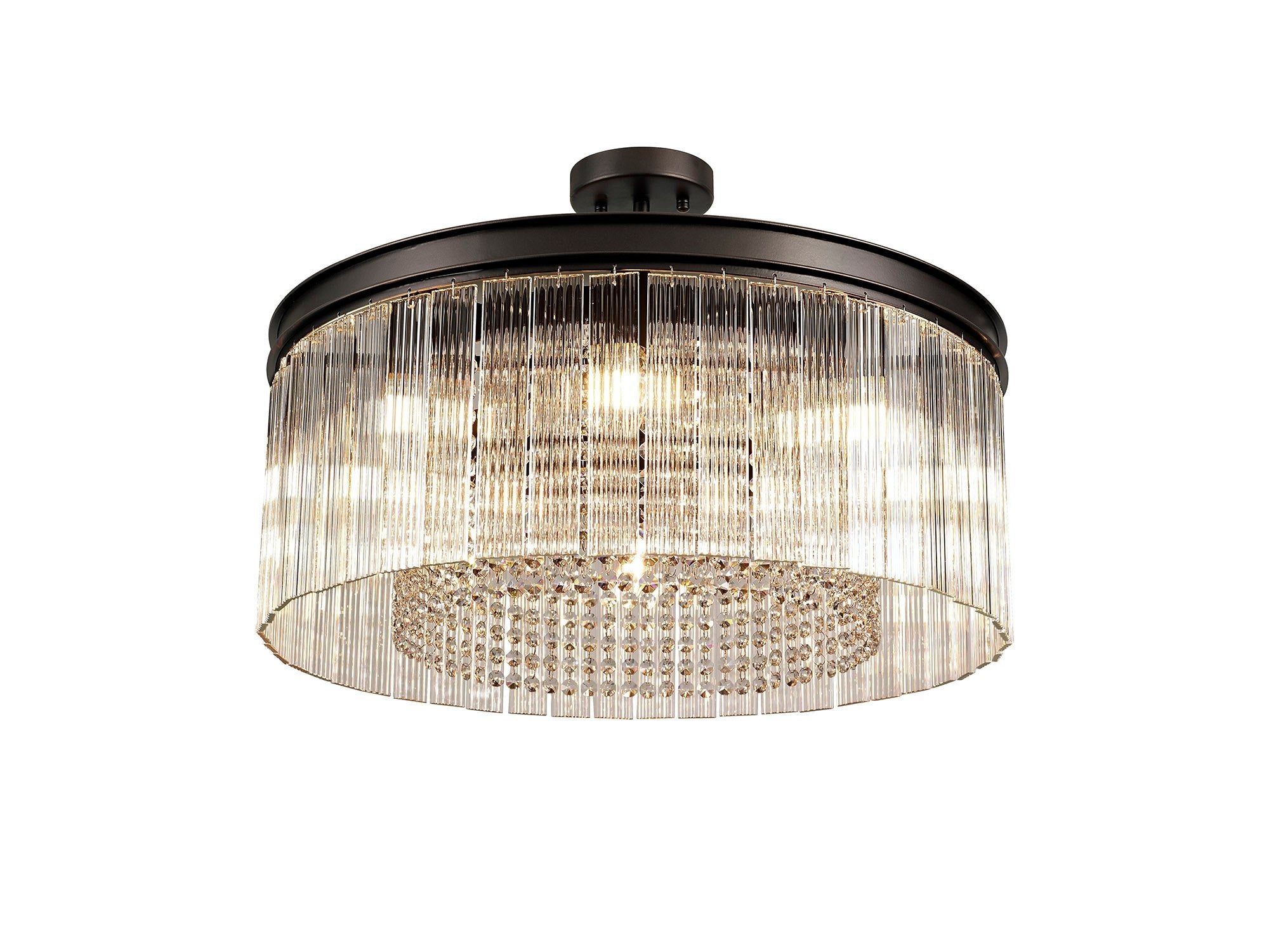 Luminosity Designs - Shard Round Chandelier Light - Luminosity Designs Ltd