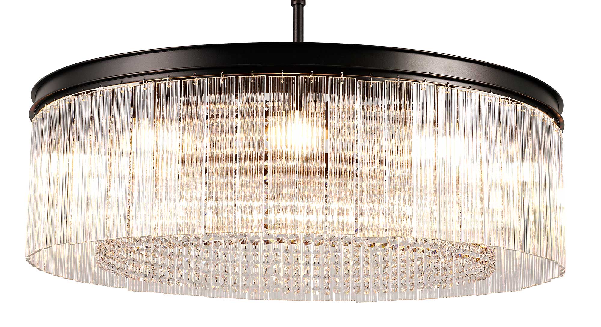 Luminosity Designs - Shard Round Chandelier Light - Luminosity Designs Ltd