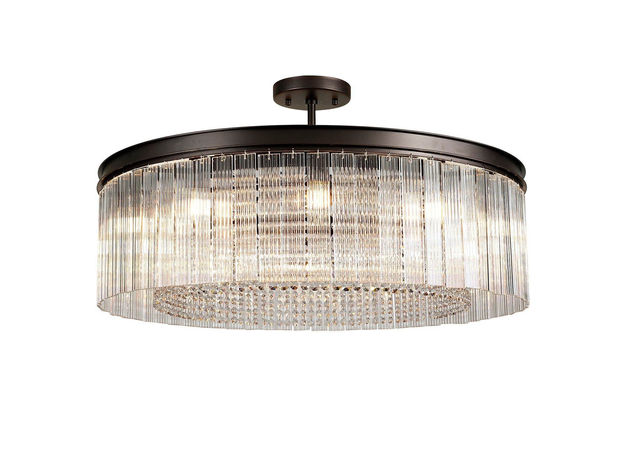 Luminosity Designs - Shard Round Chandelier Light - Luminosity Designs Ltd