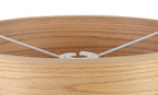 Grace Small Round, 39.5x18cm Wood Effect Shade with Removable Reducer