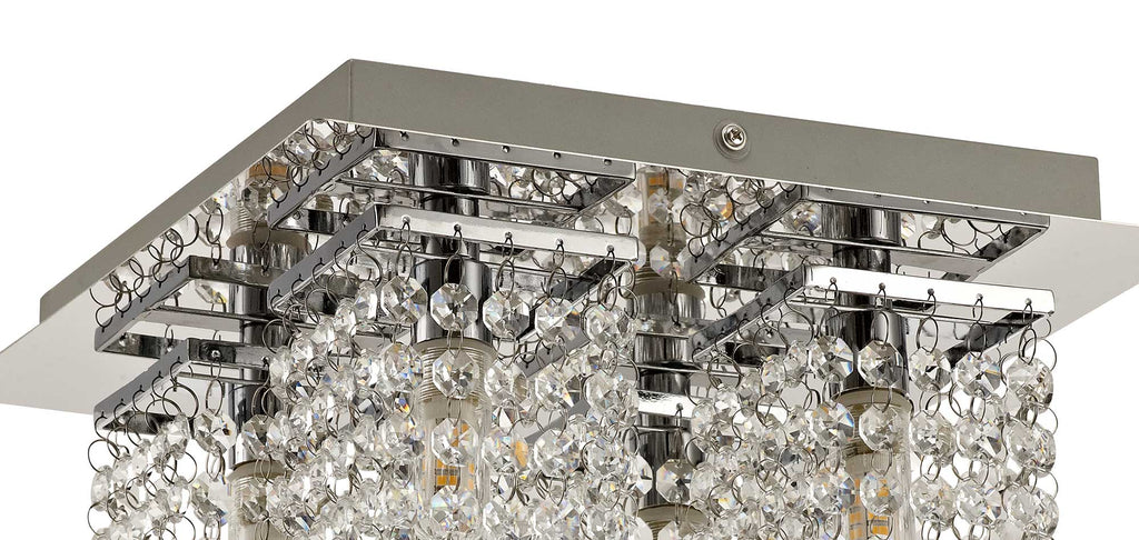 Luminosity Designs - Shine Semi Flush Ceiling Fitting - Luminosity Designs Ltd