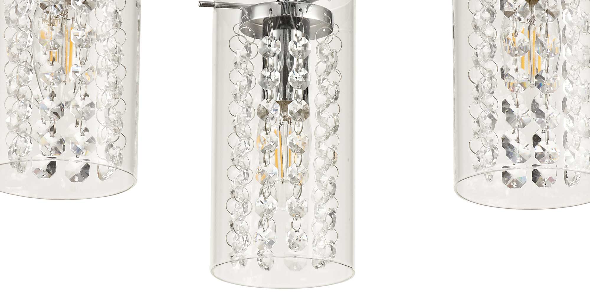 Luminosity Designs - Shower Semi Flush Ceiling Light - Luminosity Designs Ltd