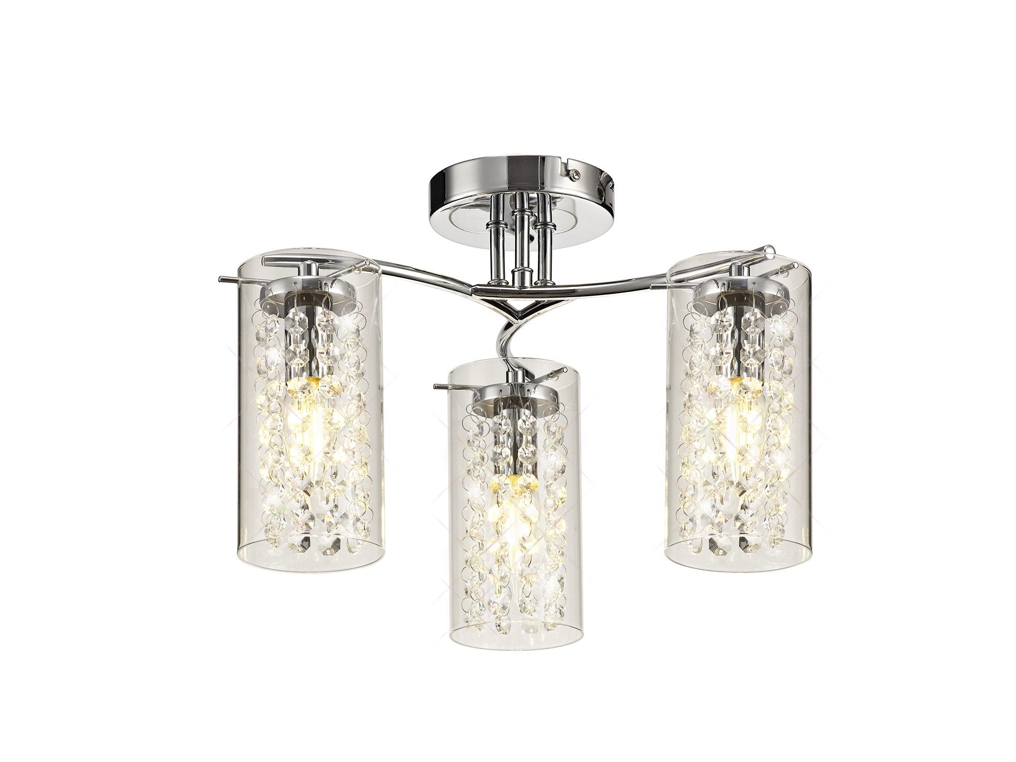 Luminosity Designs - Shower Semi Flush Ceiling Light - Luminosity Designs Ltd