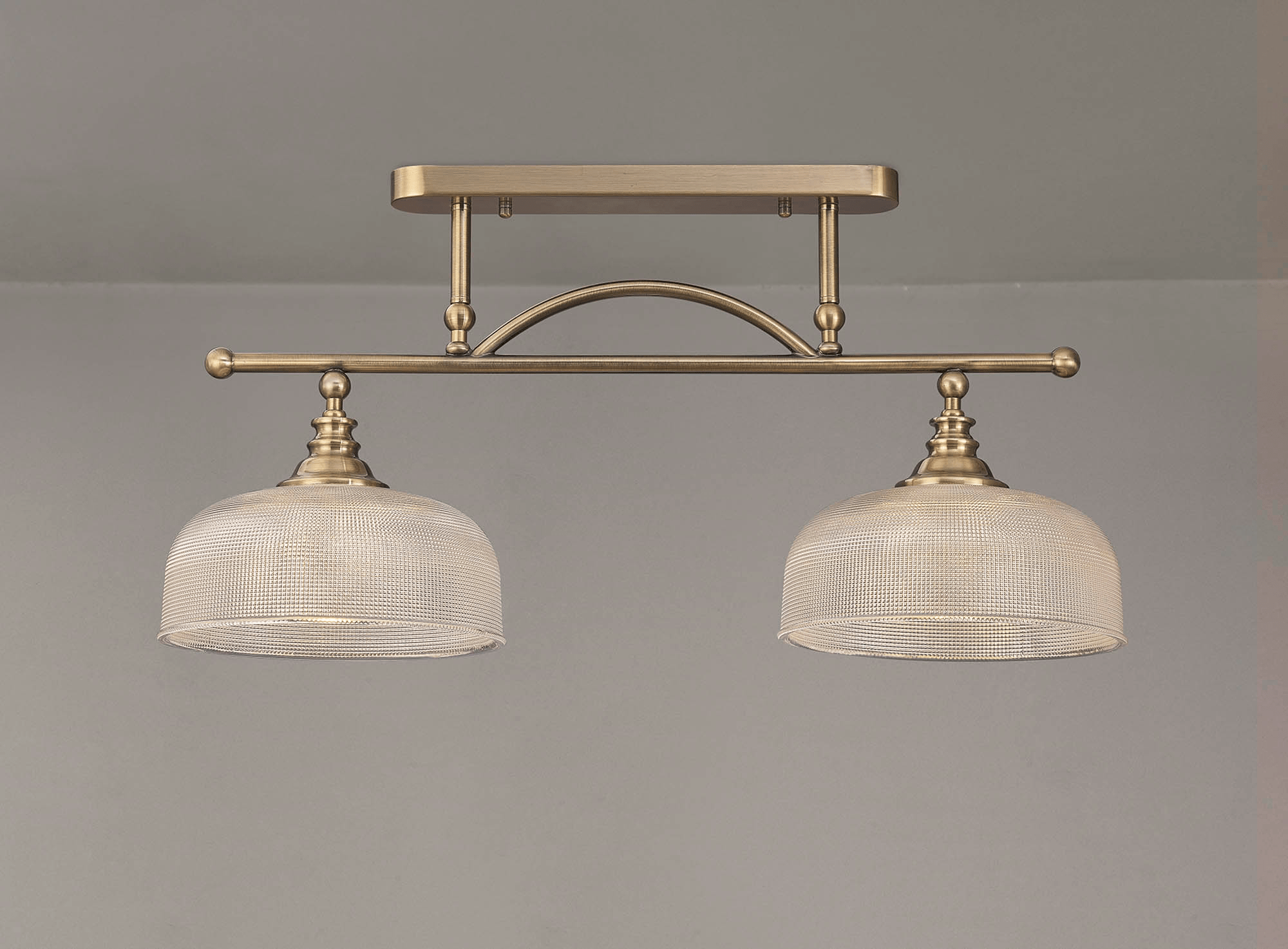 Luminosity Designs - Sledmere 2 Light Bar (Converts to Semi Flush) - Luminosity Designs Ltd