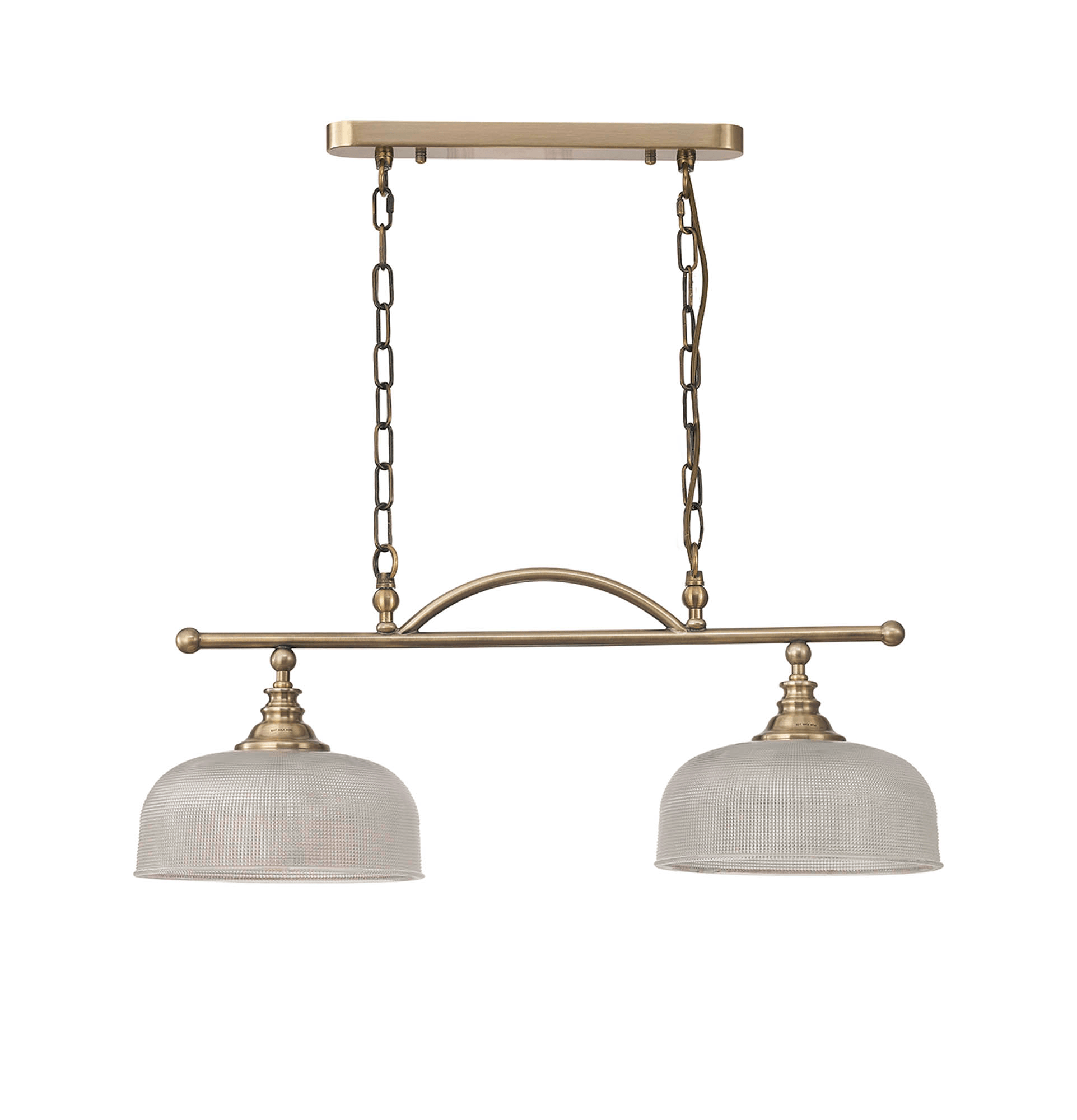 Luminosity Designs - Sledmere 2 Light Bar (Converts to Semi Flush) - Luminosity Designs Ltd