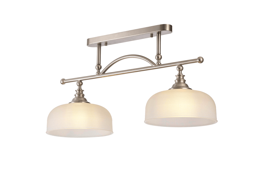 Luminosity Designs - Sledmere 2 Light Bar (Converts to Semi Flush) - Luminosity Designs Ltd