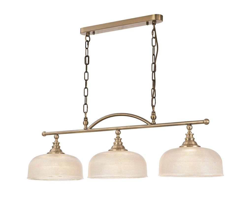 Luminosity Designs - Sledmere 3 Light Bar (Converts to Semi Flush) - Luminosity Designs Ltd