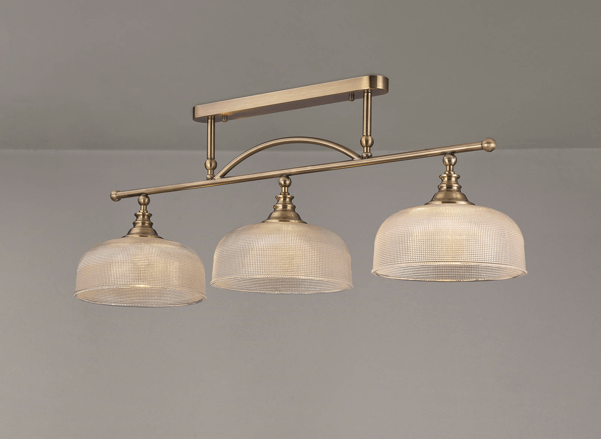 Luminosity Designs - Sledmere 3 Light Bar (Converts to Semi Flush) - Luminosity Designs Ltd