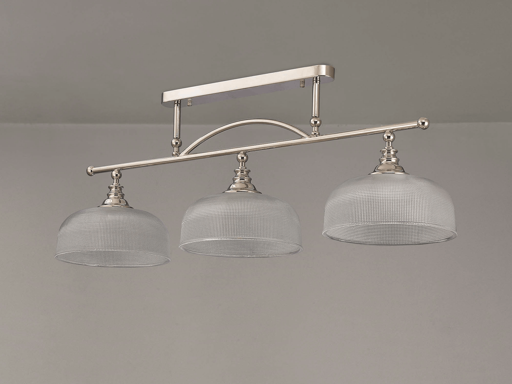 Luminosity Designs - Sledmere 3 Light Bar (Converts to Semi Flush) - Luminosity Designs Ltd