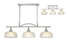 Luminosity Designs - Sledmere 3 Light Bar (Converts to Semi Flush) - Luminosity Designs Ltd