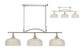 Luminosity Designs - Sledmere 3 Light Bar (Converts to Semi Flush) - Luminosity Designs Ltd