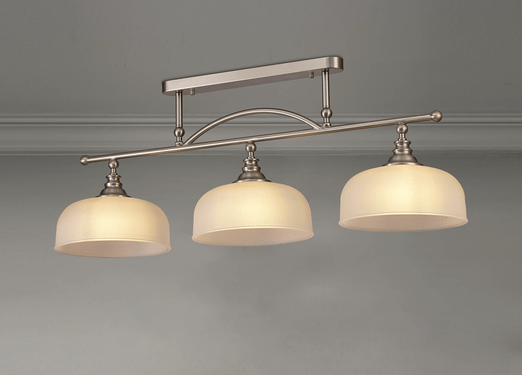 Luminosity Designs - Sledmere 3 Light Bar (Converts to Semi Flush) - Luminosity Designs Ltd