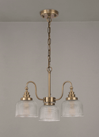 Luminosity Designs - Sledmere 3 Light (Converts to Semi Flush) - Luminosity Designs Ltd
