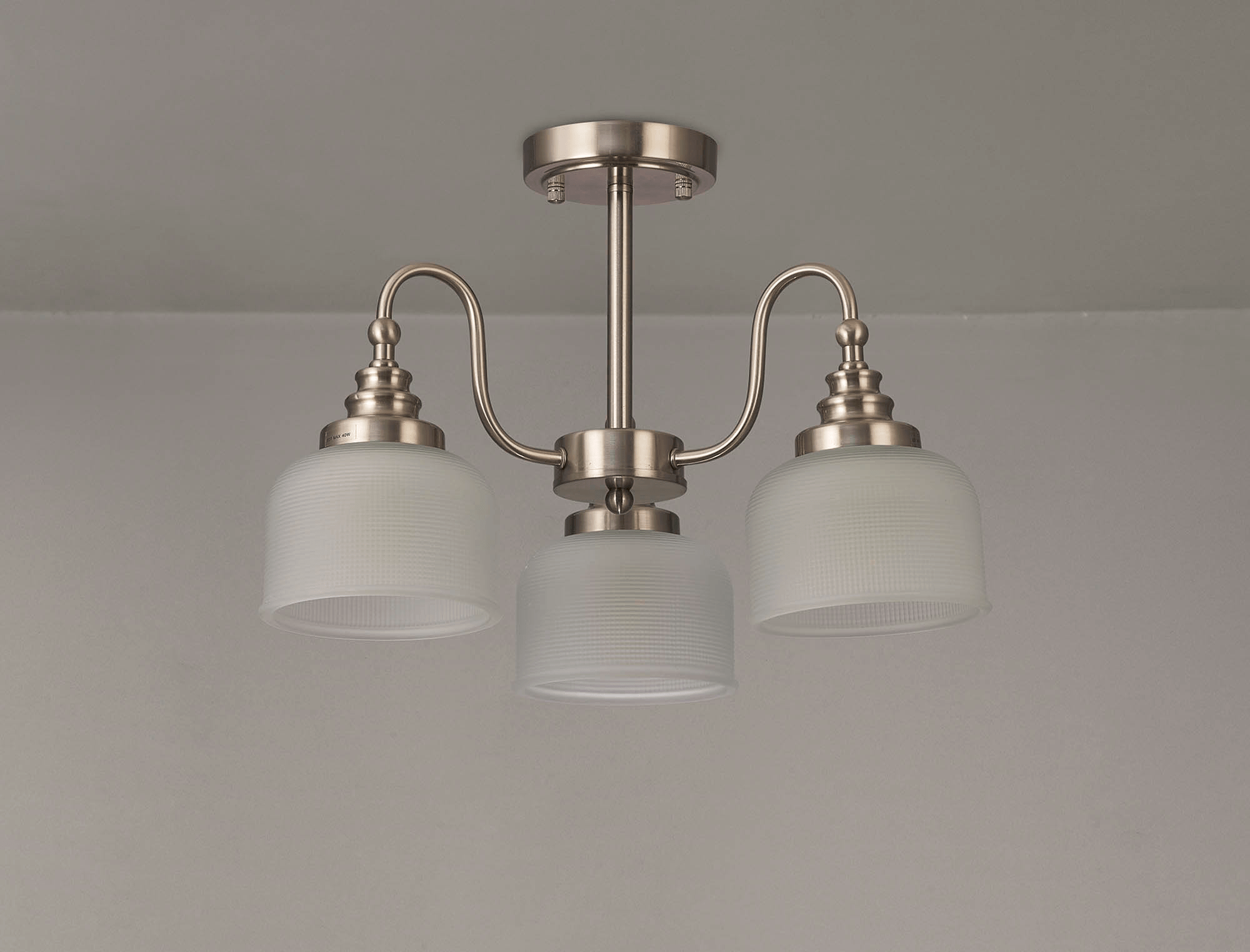 Luminosity Designs - Sledmere 3 Light (Converts to Semi Flush) - Luminosity Designs Ltd