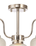 Luminosity Designs - Sledmere 3 Light (Converts to Semi Flush) - Luminosity Designs Ltd