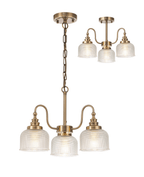 Luminosity Designs - Sledmere 3 Light (Converts to Semi Flush) - Luminosity Designs Ltd