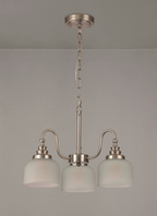 Luminosity Designs - Sledmere 3 Light (Converts to Semi Flush) - Luminosity Designs Ltd
