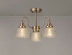 Luminosity Designs - Sledmere 3 Light (Converts to Semi Flush) - Luminosity Designs Ltd