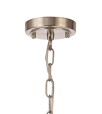 Sledmere 5 Light With E27 Lamp holders and Cut Glass Shades (Converts to Semi Flush) - Luminosity Designs Ltd