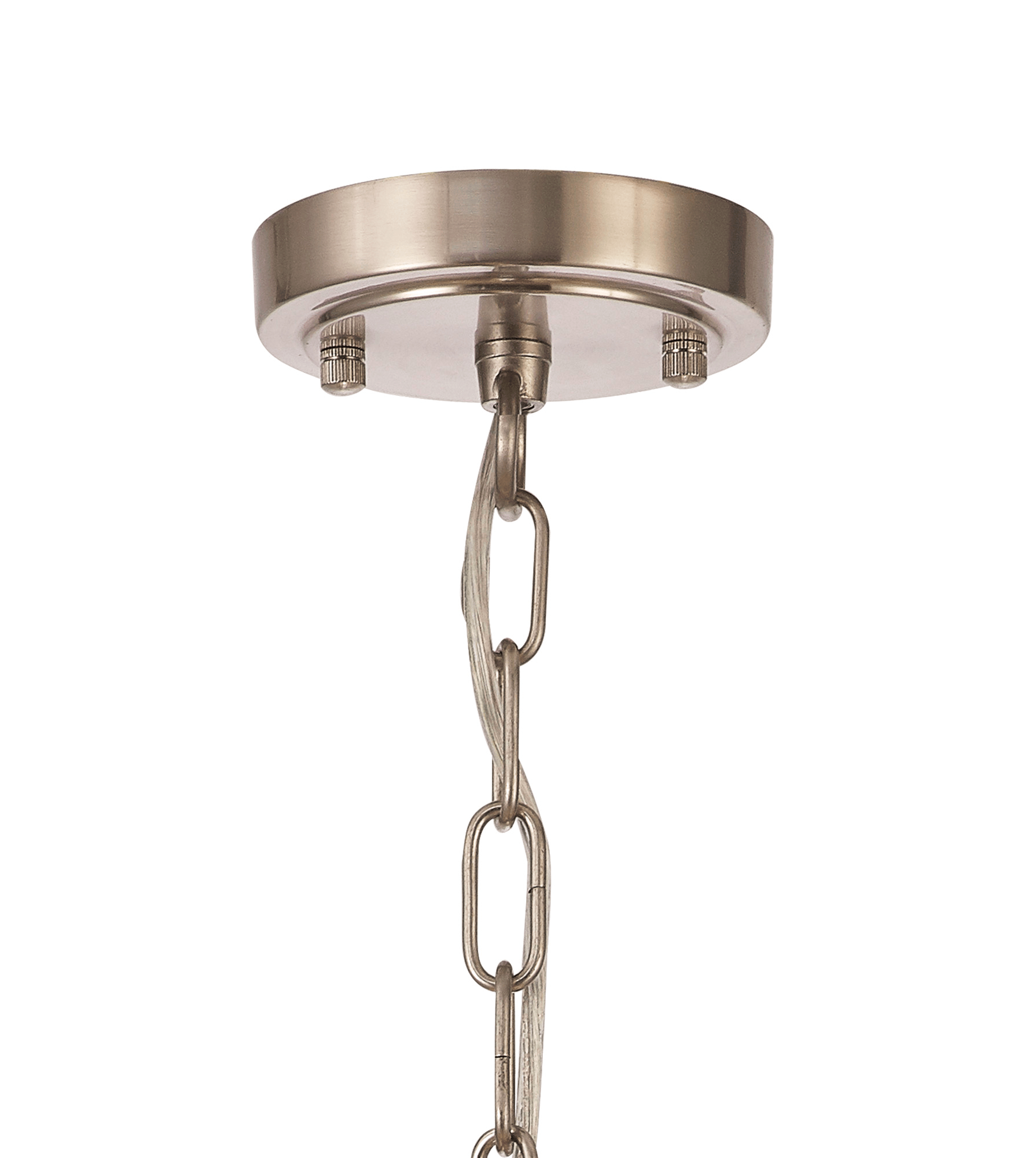 Sledmere 5 Light With E27 Lamp holders and Cut Glass Shades (Converts to Semi Flush) - Luminosity Designs Ltd