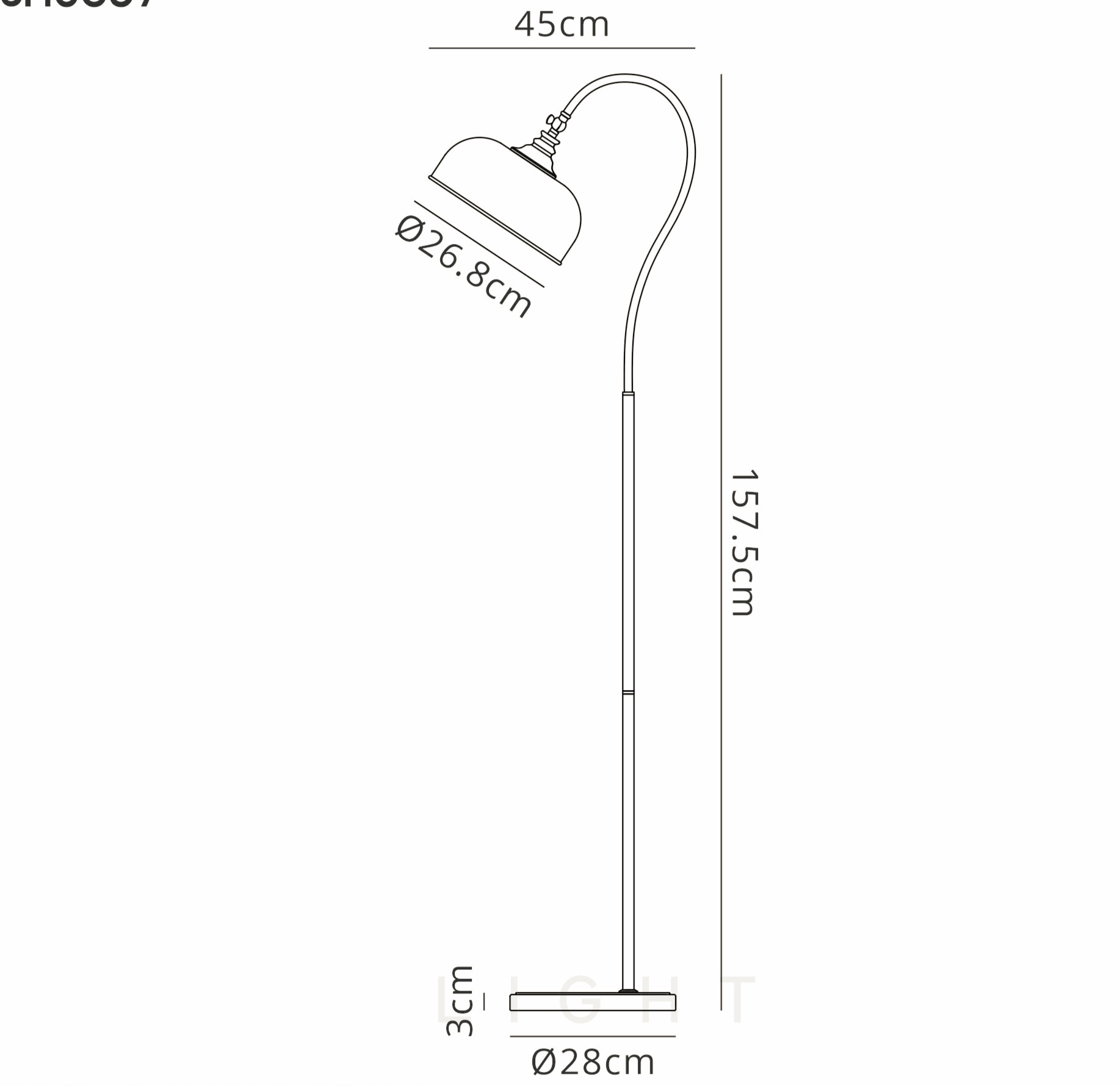 Luminosity Designs - Sledmere Floor Lamp - Luminosity Designs Ltd