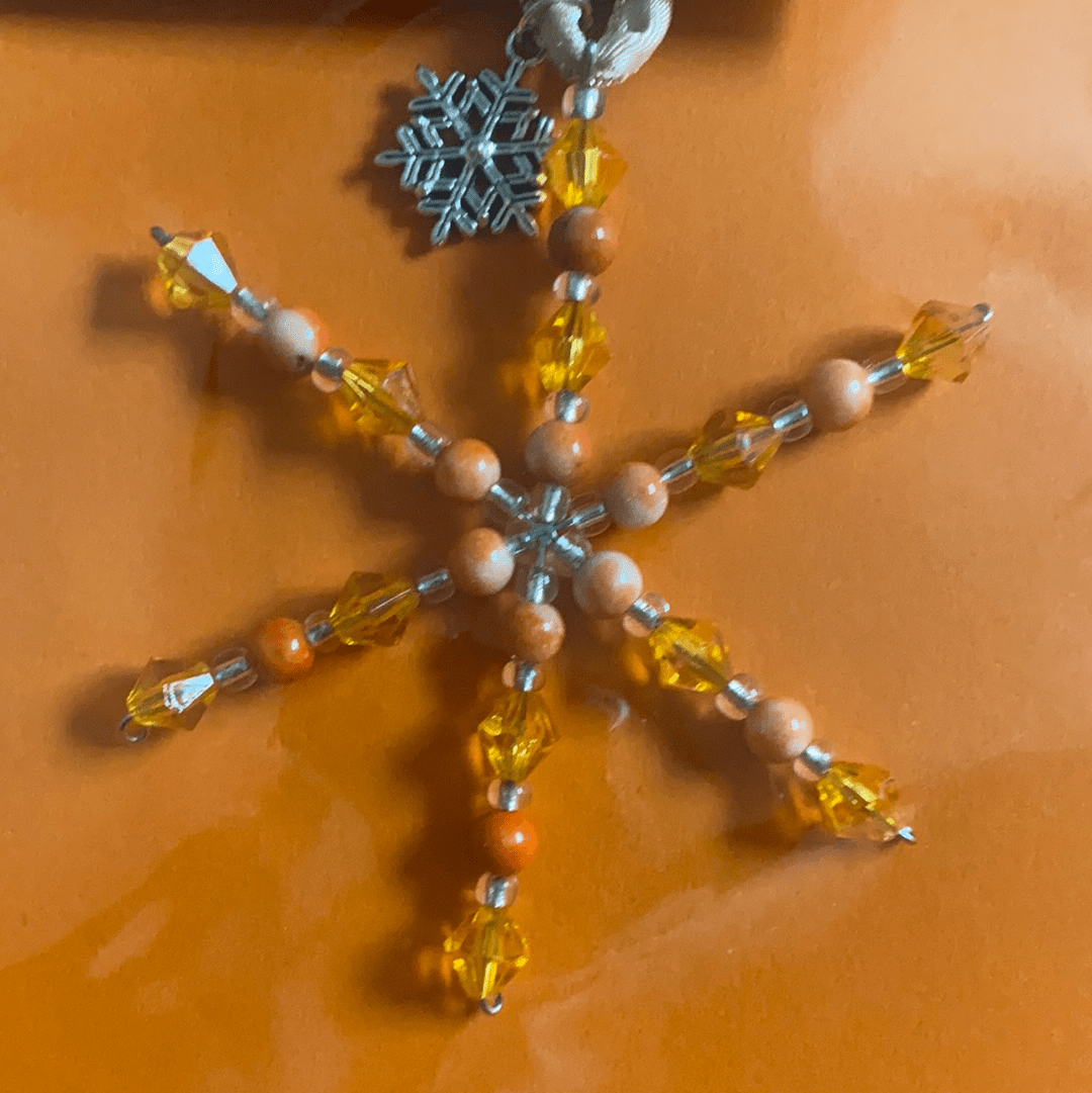 TG Arts - Small Crystal Snowflake Decoration - Luminosity Designs Ltd