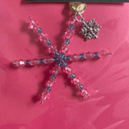 TG Arts - Small Crystal Snowflake Decoration - Luminosity Designs Ltd