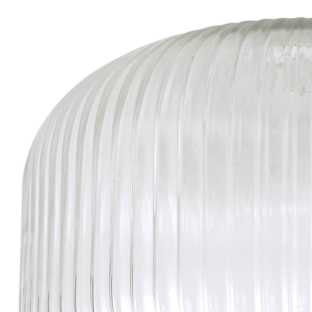 Luminosity Designs - Small Pendulum Ribbed Glass Shades - Luminosity Designs Ltd