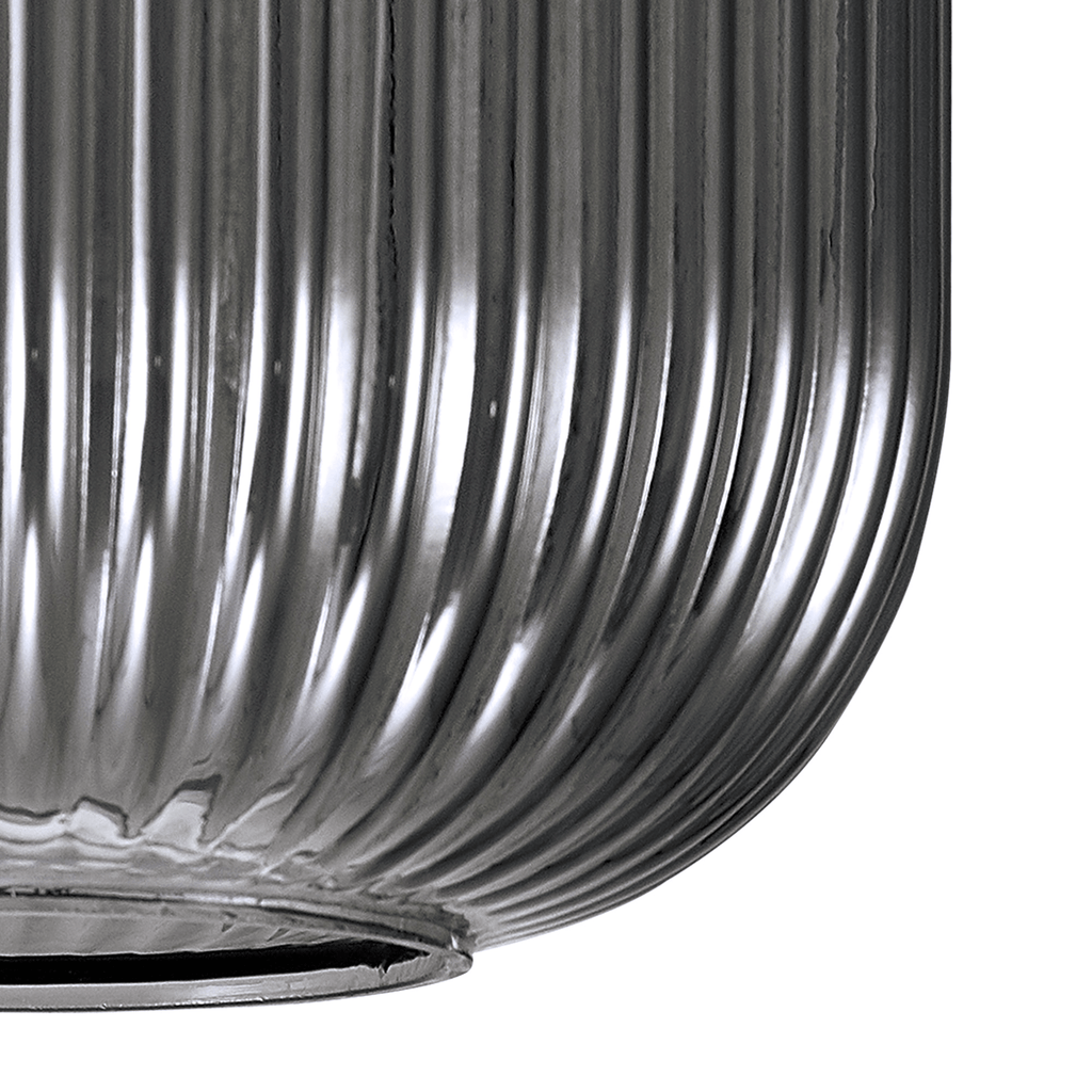 Luminosity Designs - Small Pendulum Ribbed Glass Shades - Luminosity Designs Ltd