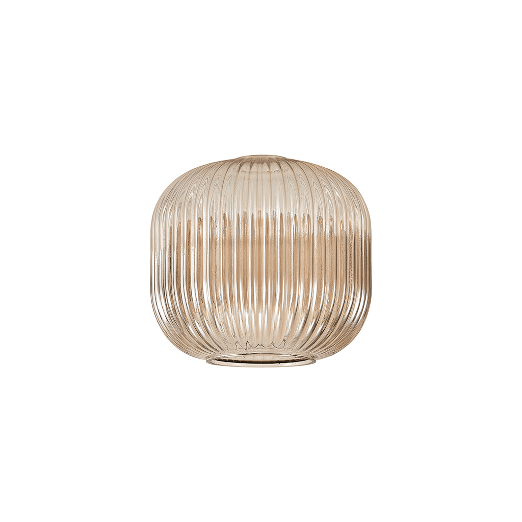 Luminosity Designs - Small Pendulum Ribbed Glass Shades - Luminosity Designs Ltd