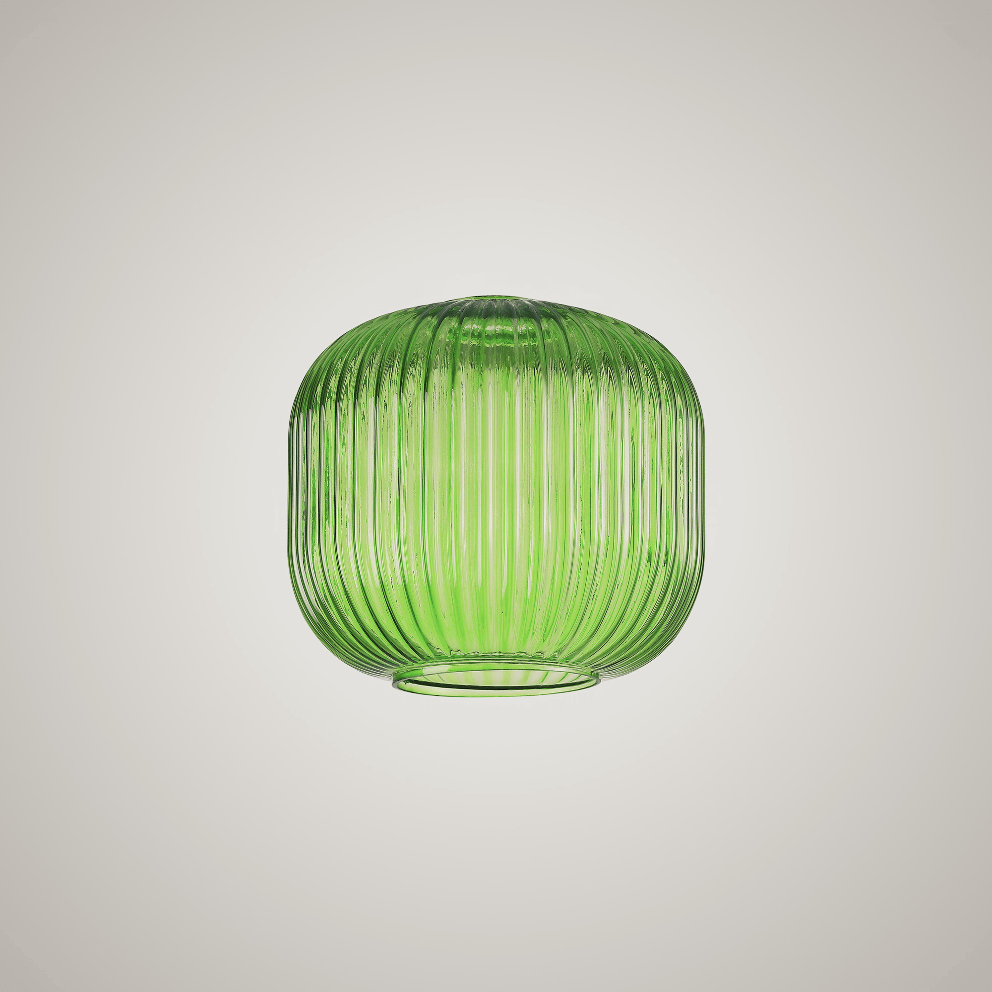 Luminosity Designs - Small Pendulum Ribbed Glass Shades - Luminosity Designs Ltd