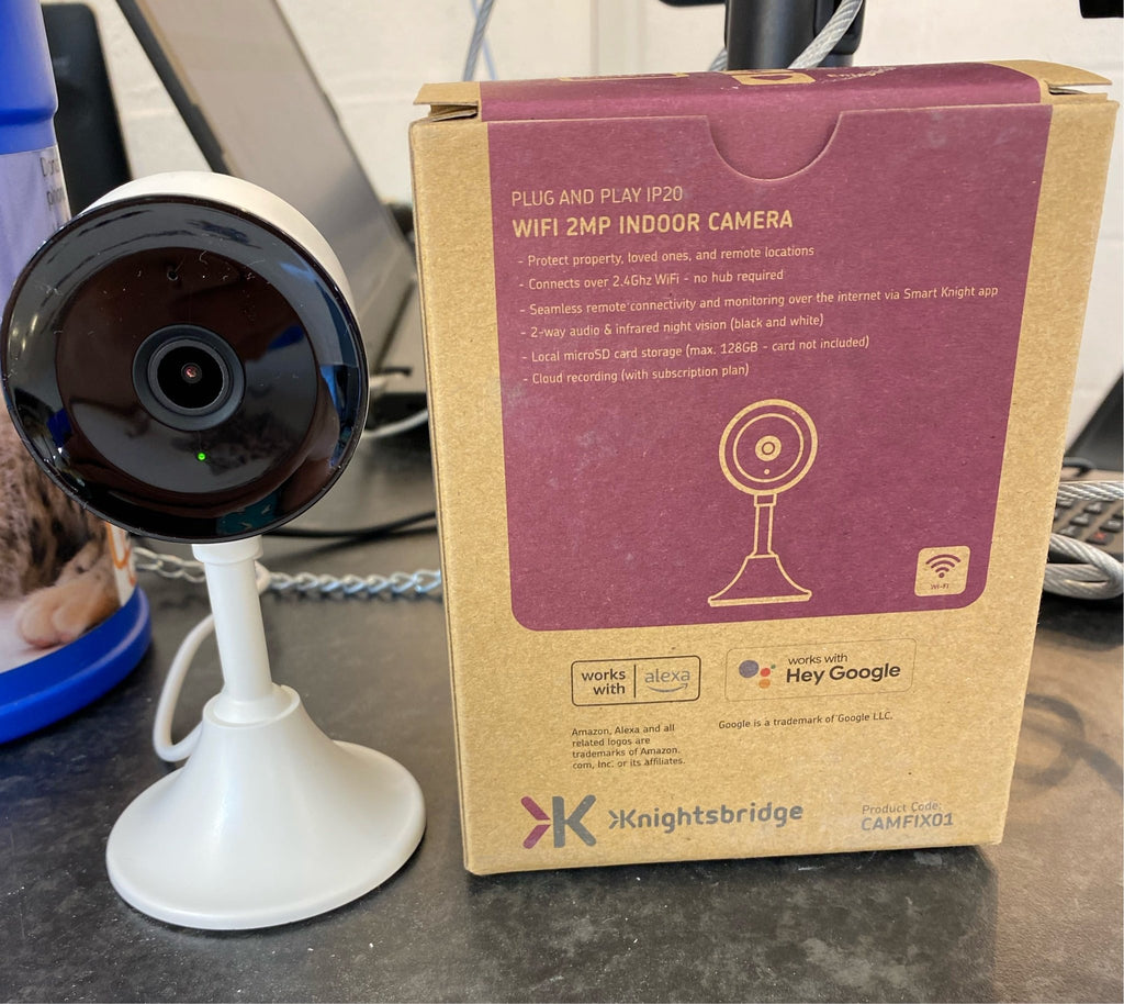 inspired - Smart App Controlled Plug and Play Security Camera - Luminosity Designs Ltd