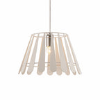 inspired - Somerset Slatted Designer Pendant - Luminosity Designs Ltd